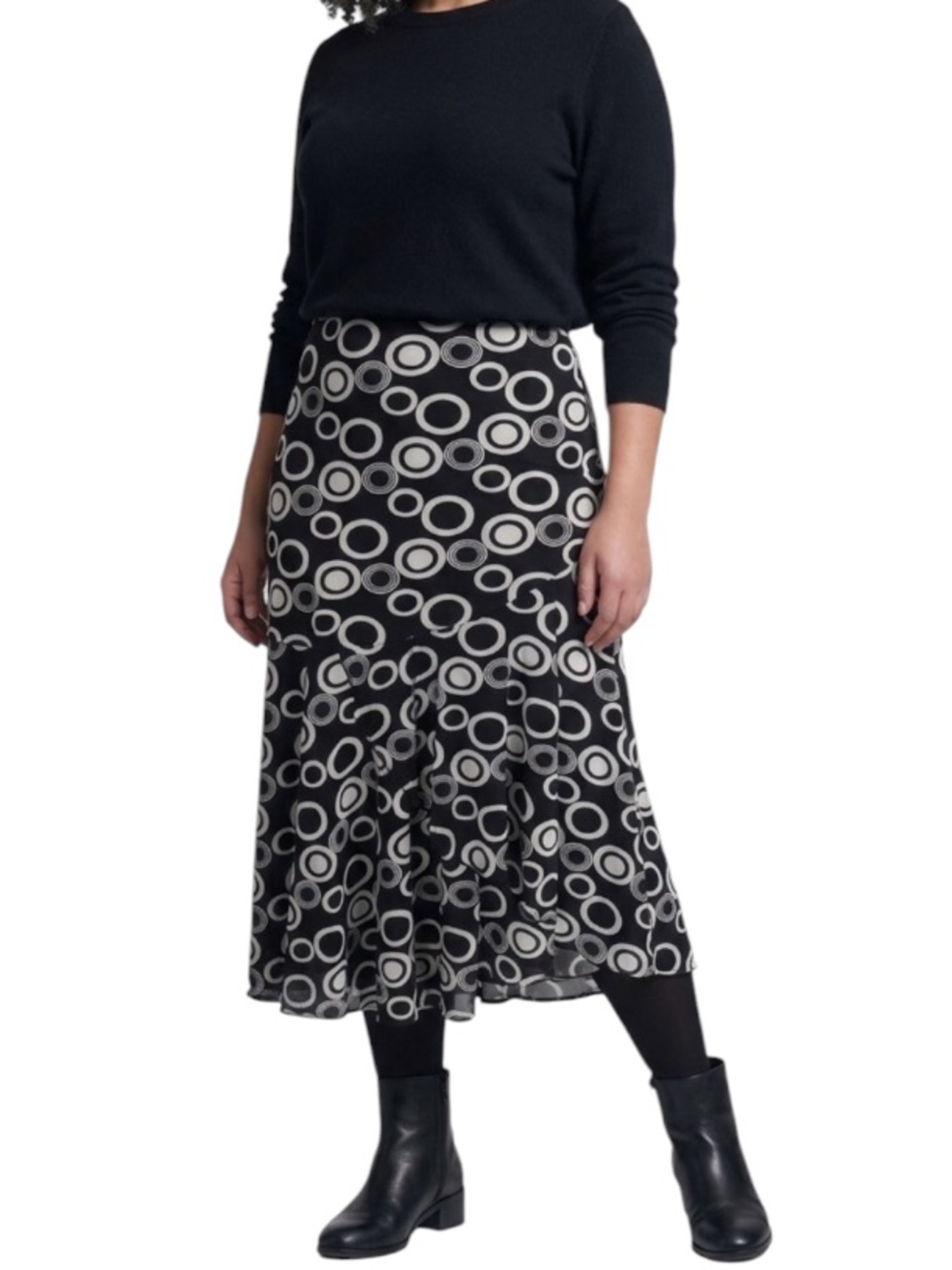 SALE  3️⃣for 1️⃣ Boho Skirt black and white design EUC